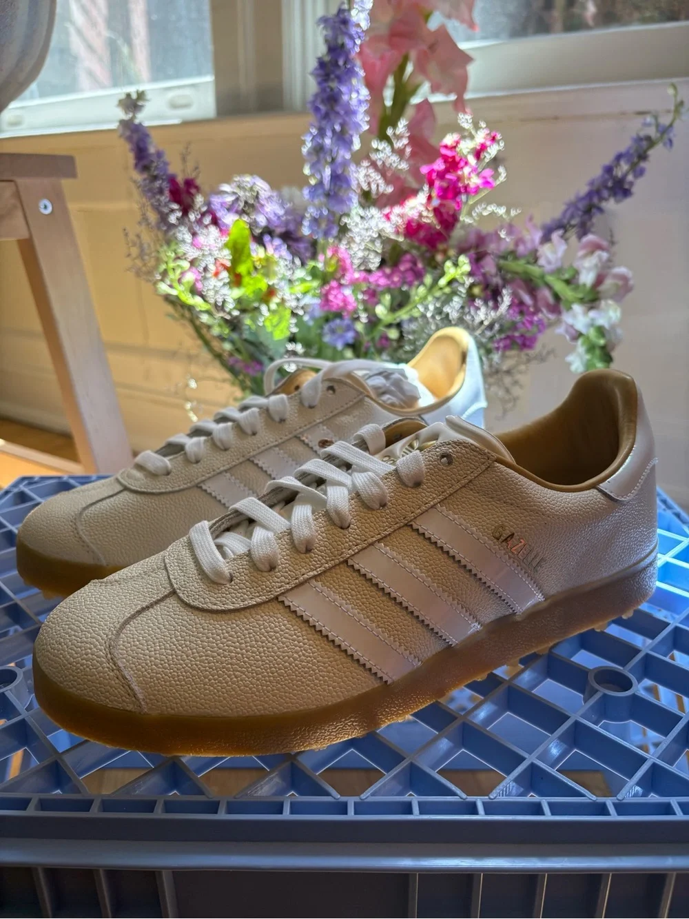 unisex adidas gazelle lux spikeless golf shoes